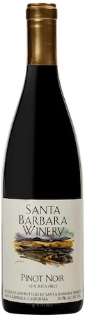 Santa Barbara Winery Pinot Noir Santa Rita Hills 2014 750ml