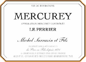 Michel Sarrazin Mercurey Rouge 'Le Perrier' 2018 750ml