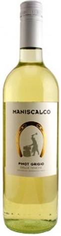 Maniscalco Pinot Grigio 2017 750ml