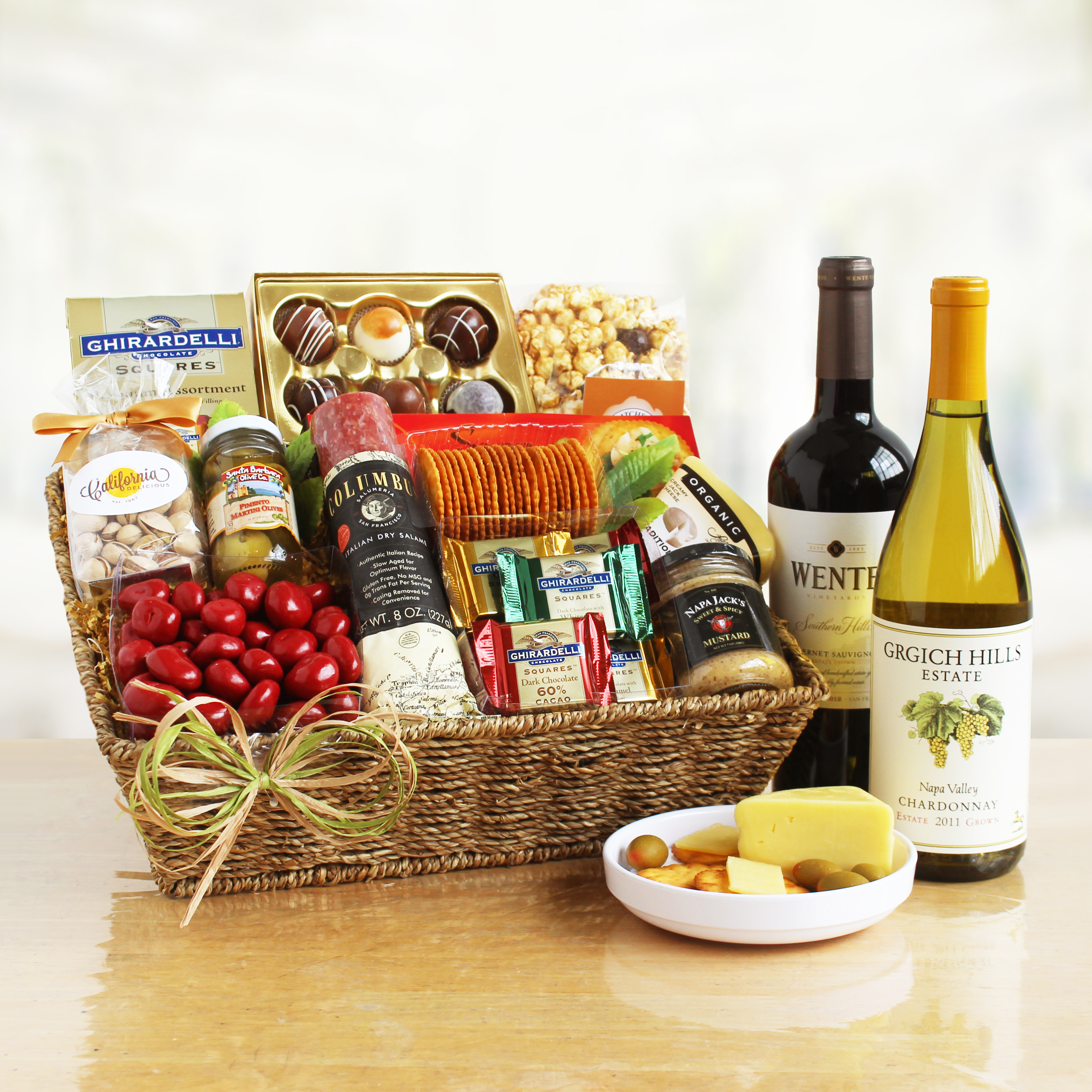 California's Finest Gourmet Gift Basket - Wine Lovers ...