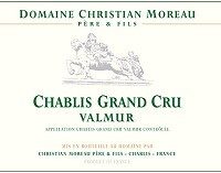 Domaine Christian Moreau Pere Et Fils Chablis Grand Cru Valmur 2018 750ml