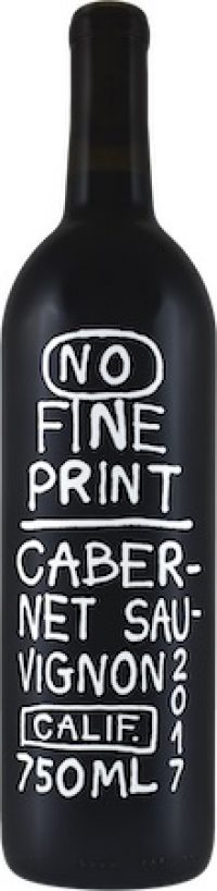 No Fine Print Cabernet Sauvignon 2017 750ml