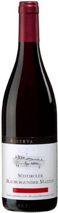 Gottardi Sudtiroler Blauburgunder Mazzon 2012 750ml