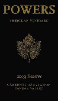 Powers Cabernet Sauvignon Reserve Sheridan Vineyard 2016 750ml