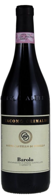 Giacomo Grimaldi Barolo Sotto Il Castello 2016 750ml
