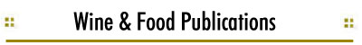 WINE & FOOD PUBLICATIONS